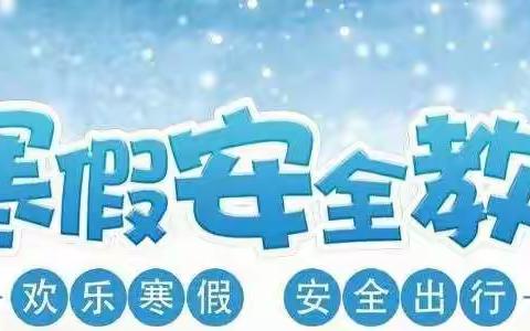 南宁市邕宁区百济镇初级中学寒假安全教育指南