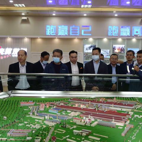 广东佛山市南海区考察团到公司青铜峡区域考察调研