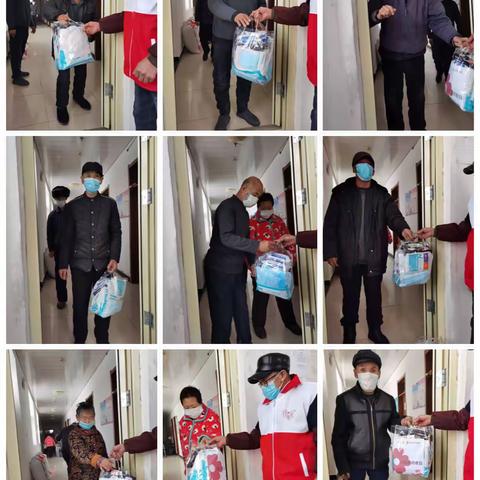 金川镇社工站联合腾讯公益慈善、中华社会救助基金会为金川镇社会福利中心孤寡老人送爱心小红花