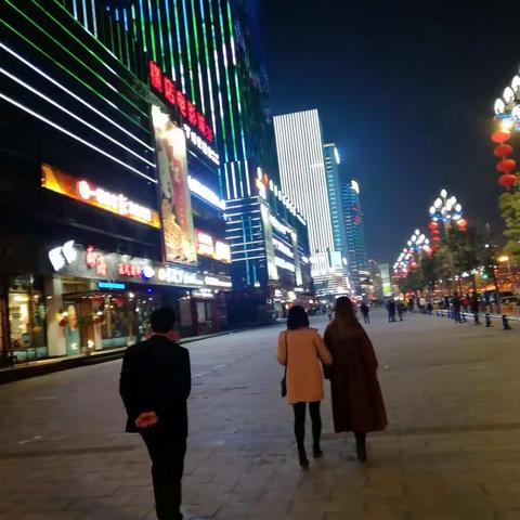 2019春节一南充滨江夜景