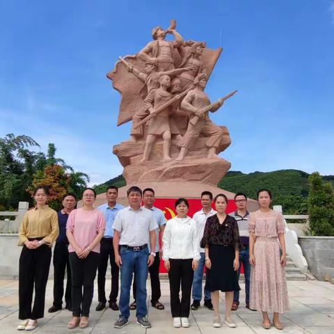 学党史、悟思想——县民政局到白沙起义第一枪纪念园开展主题党日活动