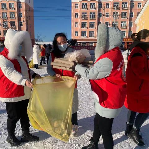 【新时代文明实践在行动】克一河镇诺敏山社区开展节后环境卫生大清扫活动