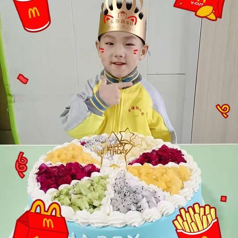 ㊗️华语幼儿园大三班“高世森”小朋友生日快乐🎉🎊🎉