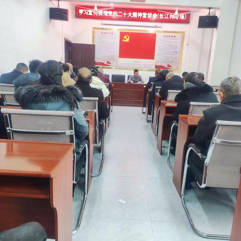 长江村学习贯彻党的二十大精神宣讲