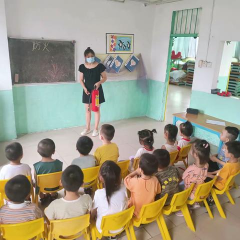 恒大一幼幼儿园消防安全演练