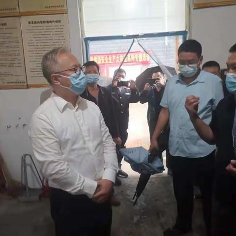 于文海同志带队开展安全生产“五个一”督查检查工作