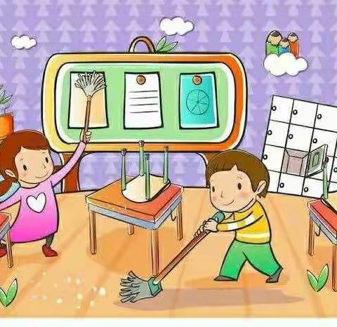 三都幼儿园第十九周大扫除