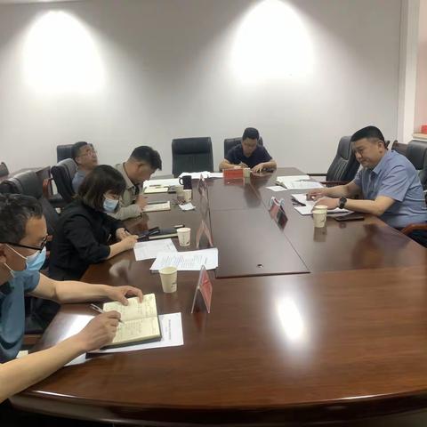 开发区城建局组织召开我区城建系统周例会