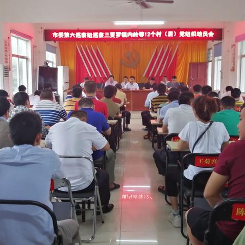 三更罗镇召开市委第六巡察组巡察村（居）党组织动员会