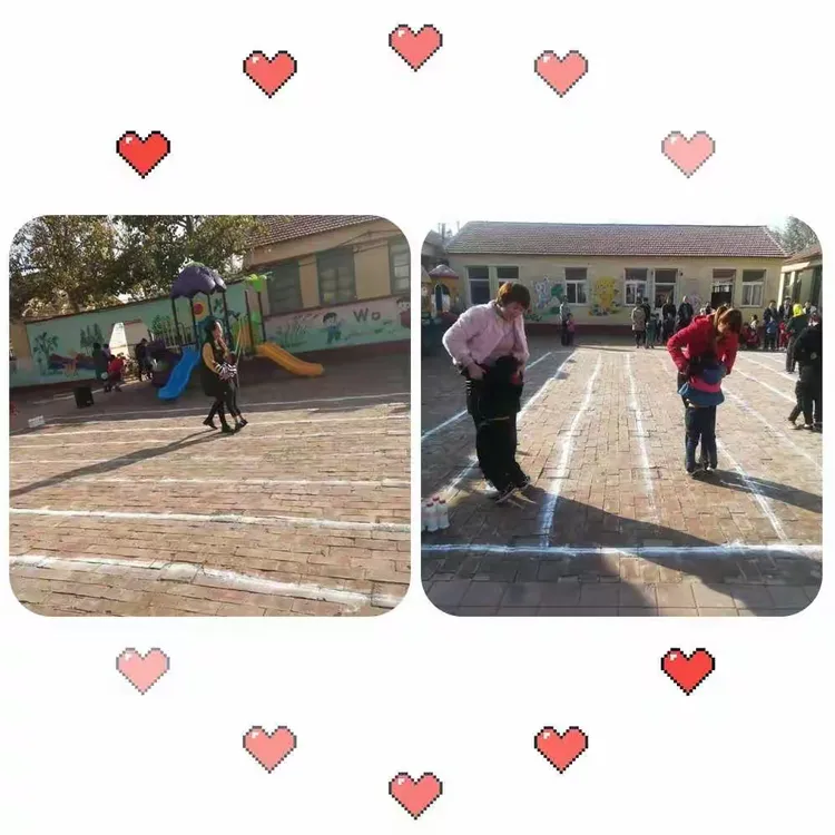 沧县薛官屯乡新开路幼儿园半日观摩亲子活动