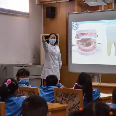 我是无龋好儿童～留营小学开展口腔卫生知识讲座
