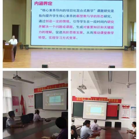 秋意渐浓  学习正兴——平原小学观看市＂核心素养导向的项目化混合教学＂课题研究方案纪实