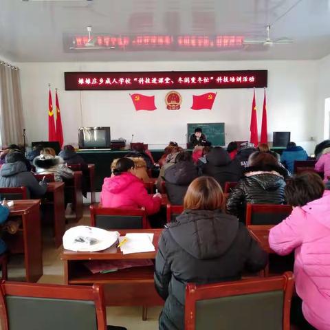 “科技进课堂，冬闲变冬忙”——娘娘庄乡这个冬天过的有声有色