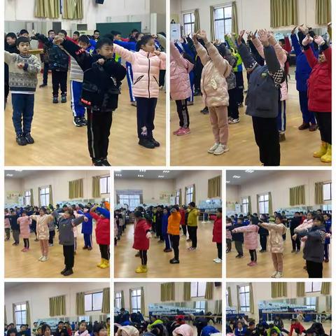 武术+中国跤：复习拳、掌击组合，弓步冲击掌，马步冲拳，学习了实战试，左右换试，实战试冲拳。