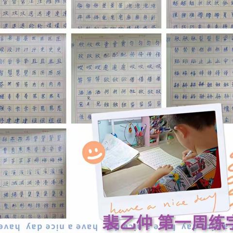 裴乙仲（3.15班）暑假语文作业汇报