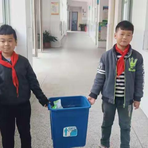 孔堂小学校园大清洁活动