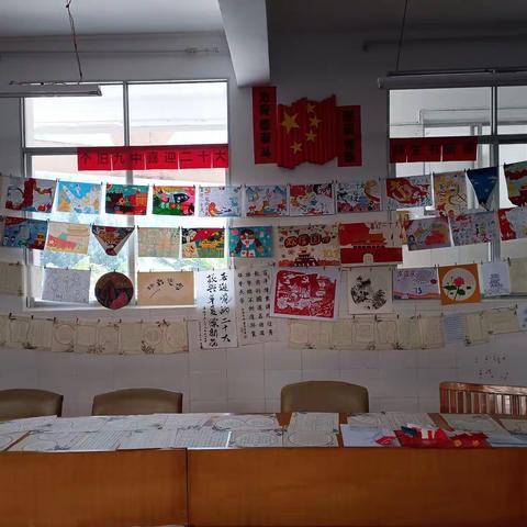 丹青展风采，墨香沁校园——个旧九中“庆祝二十大，为青春奋斗，强国有我”书画比赛