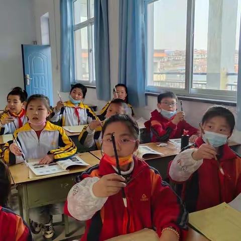 我们的毛笔书法课