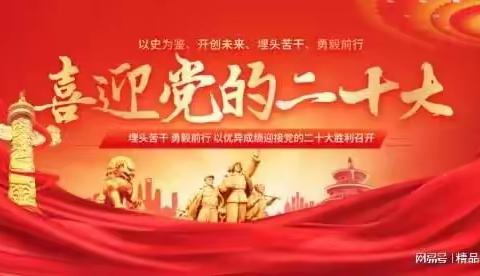 喜迎二十大，奋进新征程
