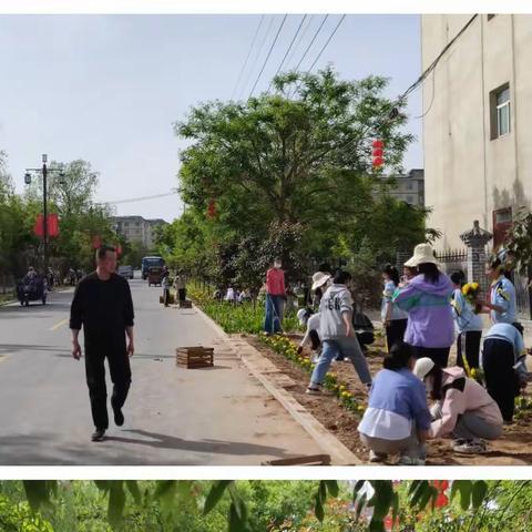 美化环境，清洁校园——民乐县六坝镇寄宿制小学集中开展校园周边环境整治活动