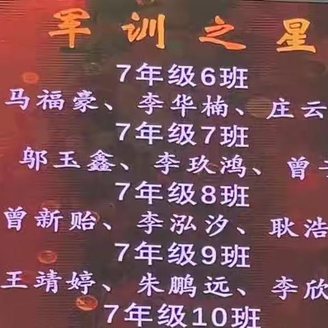 鸿哥初中军训回顾/22年9月