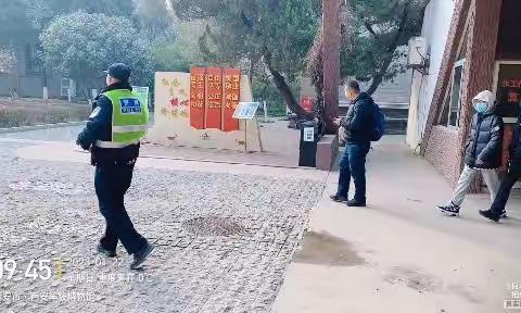 红旗派出所在春节放假期间开展半坡博物馆警保联动检查及防火宣传工作