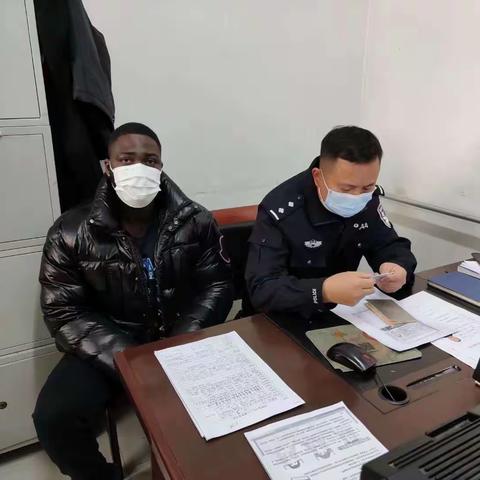 【莲湖科所动态】土门派出所积极见面辖区外国人