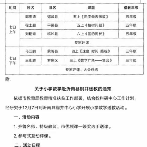 我们一起学数学——临沂市教育局小学数学送教沂南学习心得