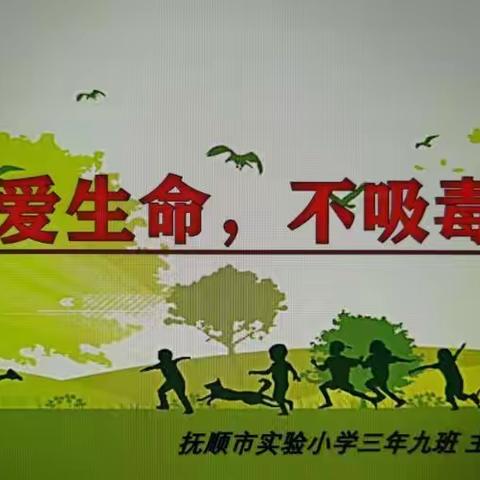 爱生命，不吸毒——抚顺市实验小学三年九班主题班会