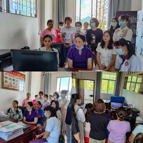 南圣镇妇联组织观看“2022年海南自贸港女性创新创业大赛”新闻发布会