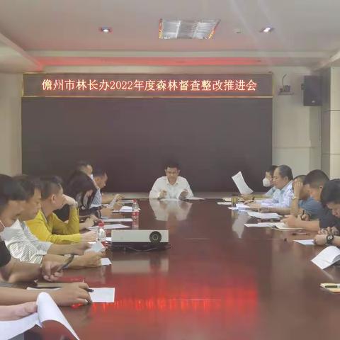 儋州市林长办召开联席会议，全面推进森林督查整改工作