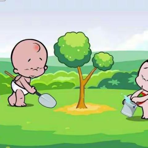 华艺幼儿园故事分享《小兔种树》