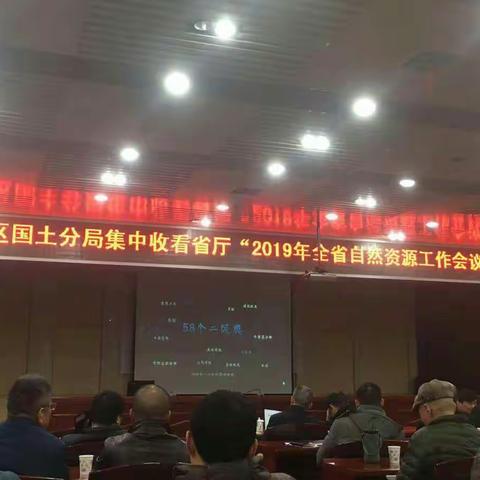 雨花区国土分局集中收看“2019年全省自然资源工作会议”网络直播
