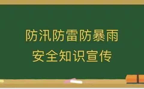 桂花幼儿园“防雷电”安全教育活动