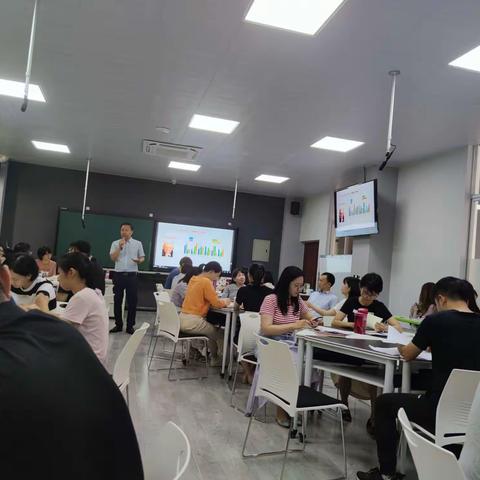 The second day of English proficiency training class