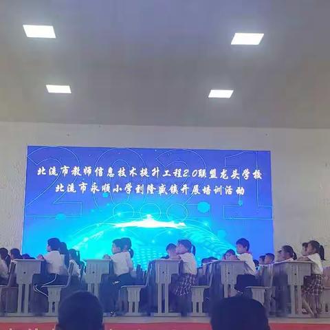 信息技术2.0，我们携手同行---联盟龙头学校永顺小学到隆盛镇开展培训活动