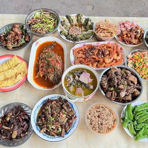2023年朋友圈年夜饭集锦