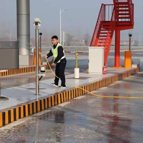 全力打好大气污染防治攻坚战，台前收费站在行动！