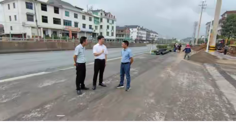 俞银水、毛云飞深入岩瑞镇、六都乡等调研美丽集镇建设和环境整治工作