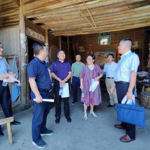 市住建局来我县对漏底村开展2019年传统村落保护项目实施验收工作