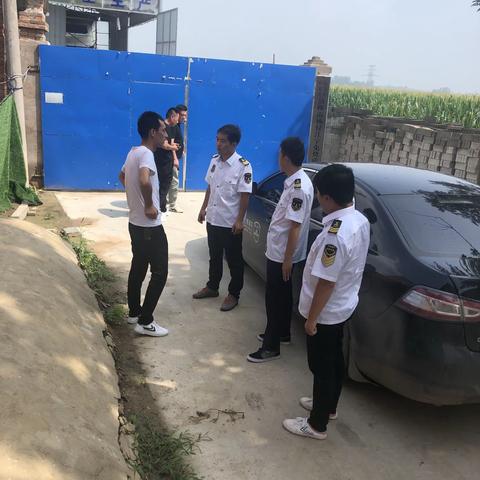 油槐街办铁腕治霾工作日常巡查