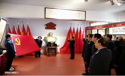 重温革命历史       坚定理想信念———中卫市税务局把主题教育带到“一线”