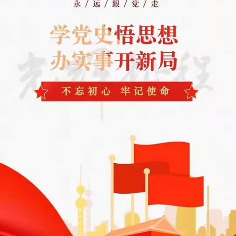 学党史 悟思想 办实事 开新局