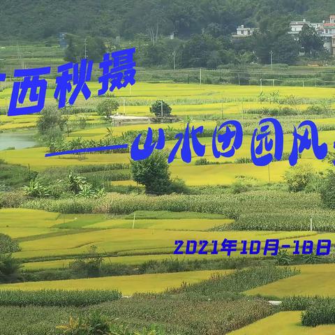 广西秋摄 . 山水田园风光