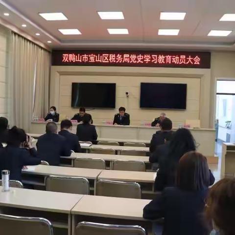 宝山区税务局召开党史学习教育动员大会