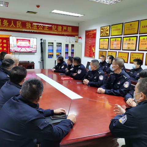 【学习二十大精神】治安管理大队党支部迅速掀起学习“中国共产党 第二十次全国代表大会精神”热潮