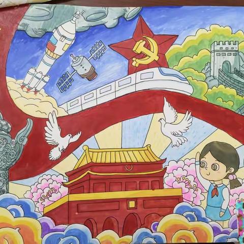 罗坳中心小学“喜迎二十大 向国旗敬礼”活动——铭记历史传承红色基因