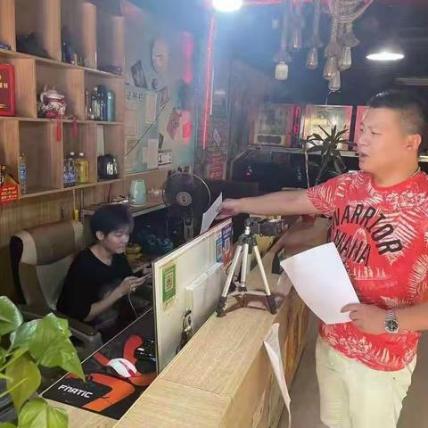 北园街道黄桥社区扫黑除恶宣传工作