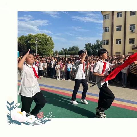 “学习二十大，争做好队员”——洛阳市孟津区朝阳镇第三中心小学新队员入队仪式