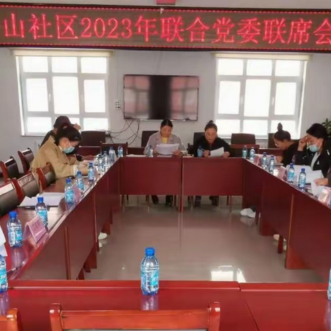 塔山社区开展2023年联合党委联席会议